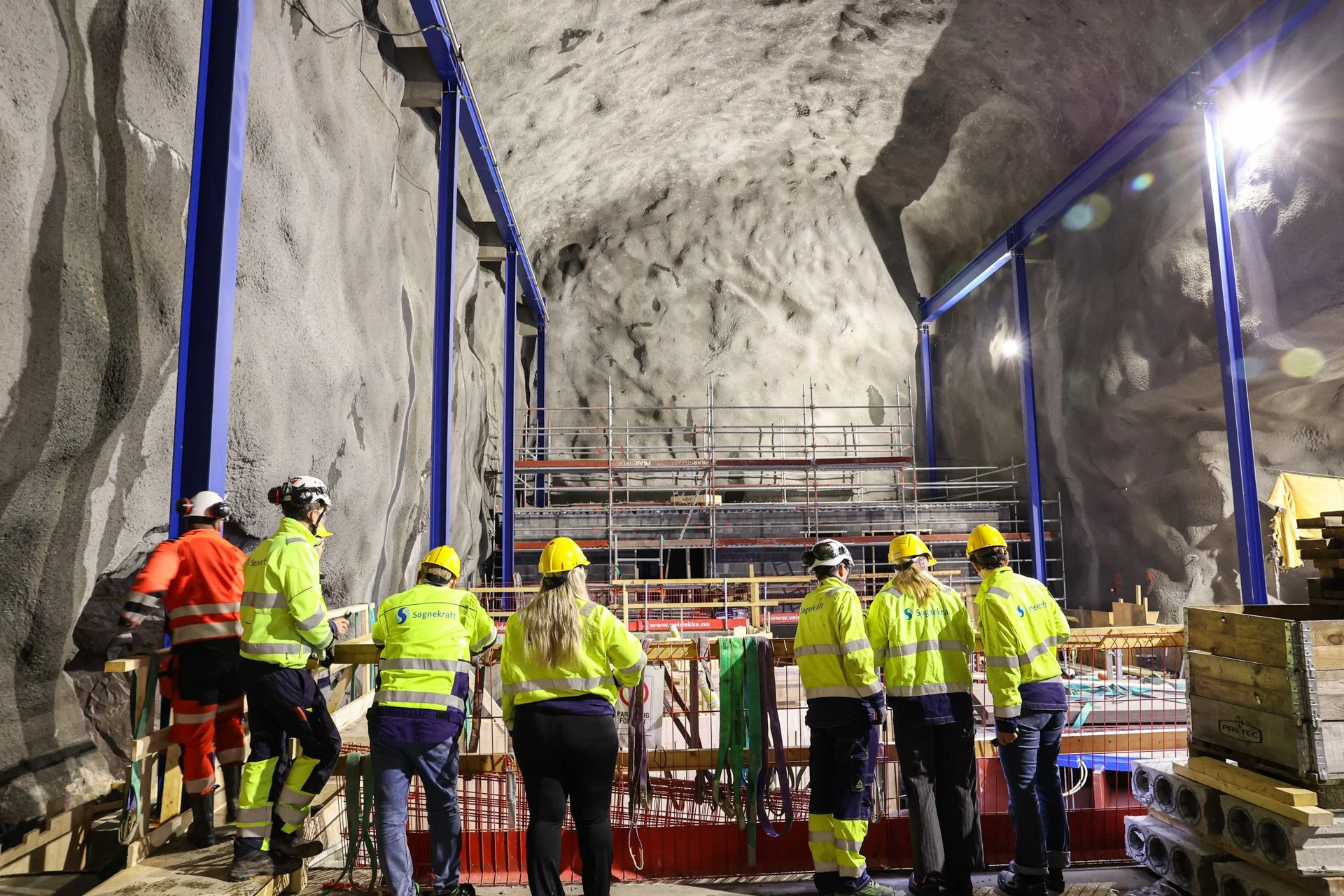 Omsyning i kraftverket.