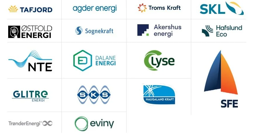 Logoer til kraftselskap