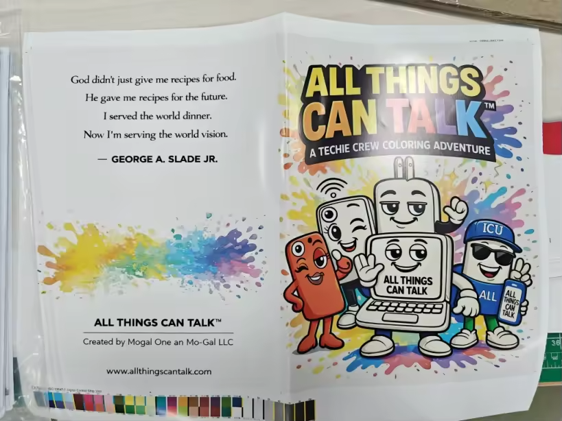 All Things Can Talk™ – Techie Crew Coloring Adventure Book