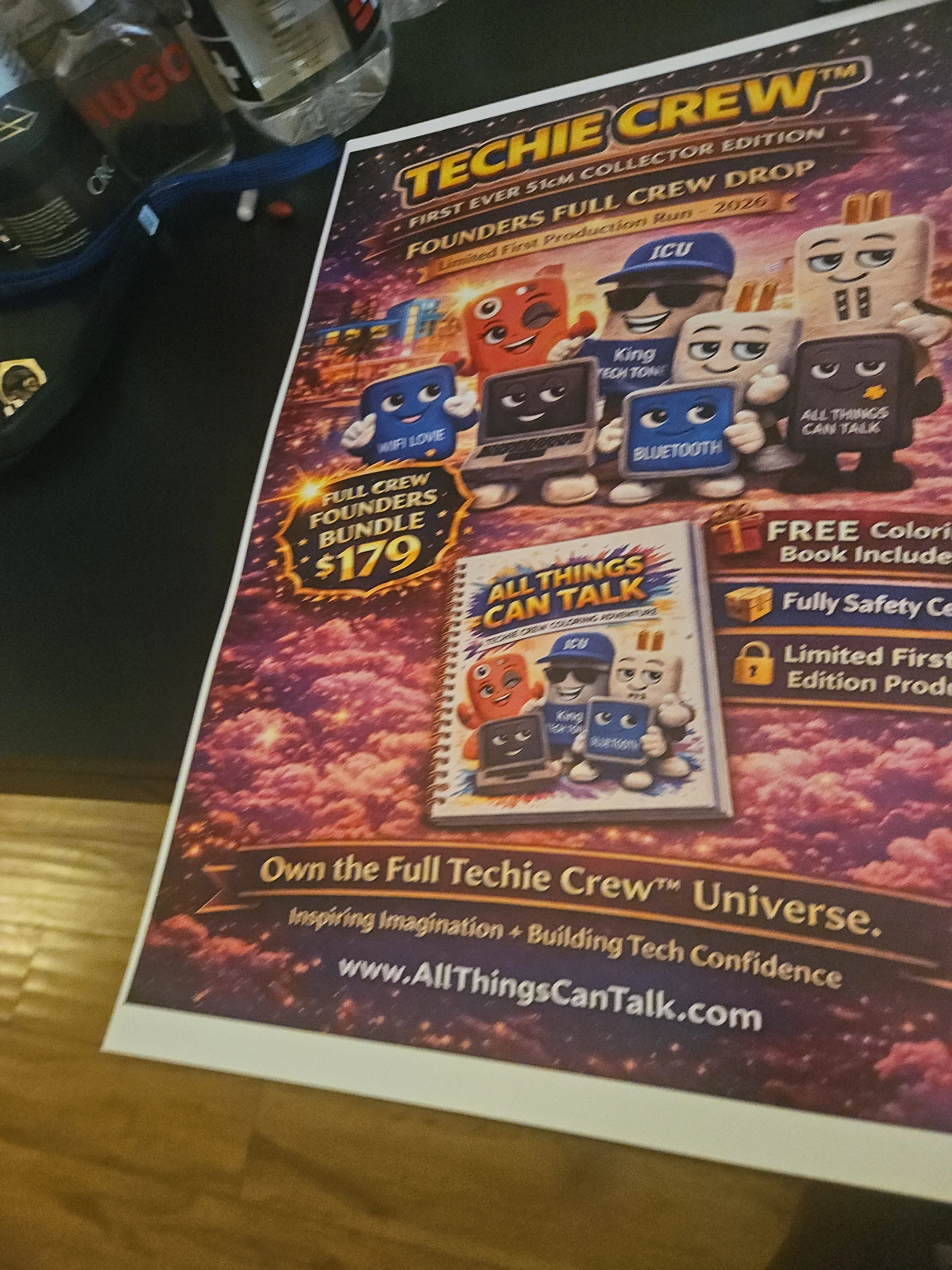 Techie crew Plushie set