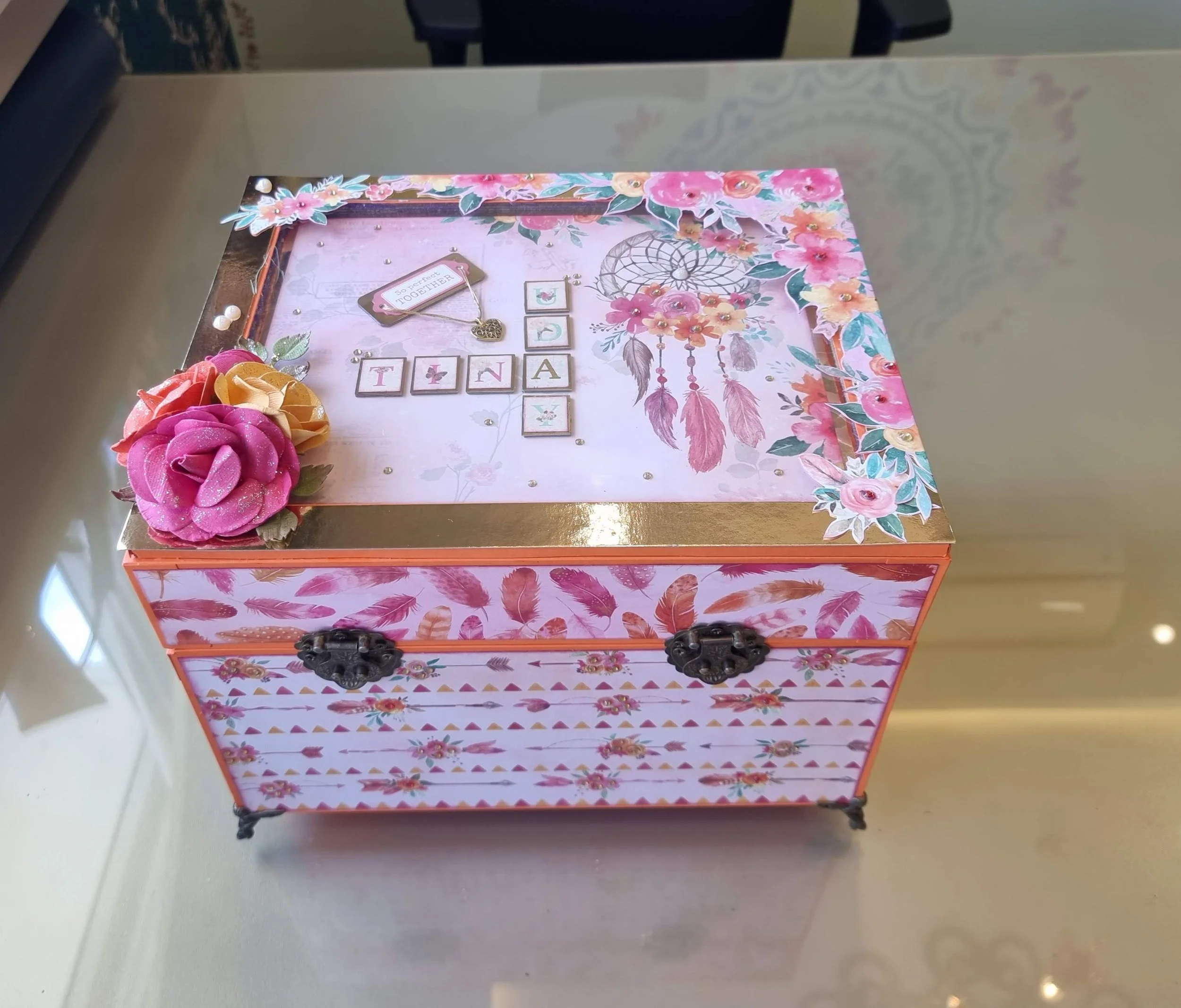 bespoke keepsake box - wedding present
