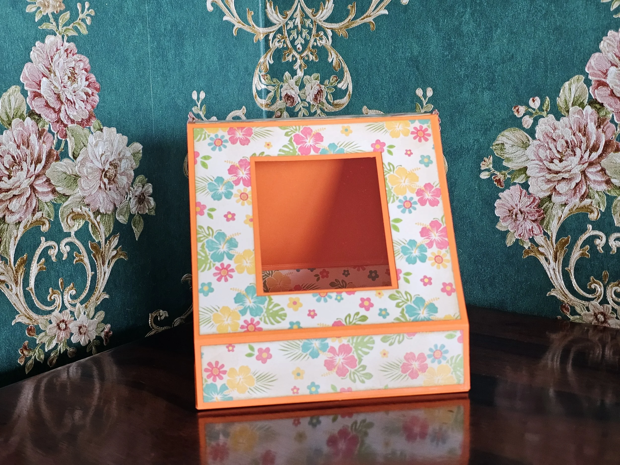 Bespoke gift box – handmade paper craft - window box