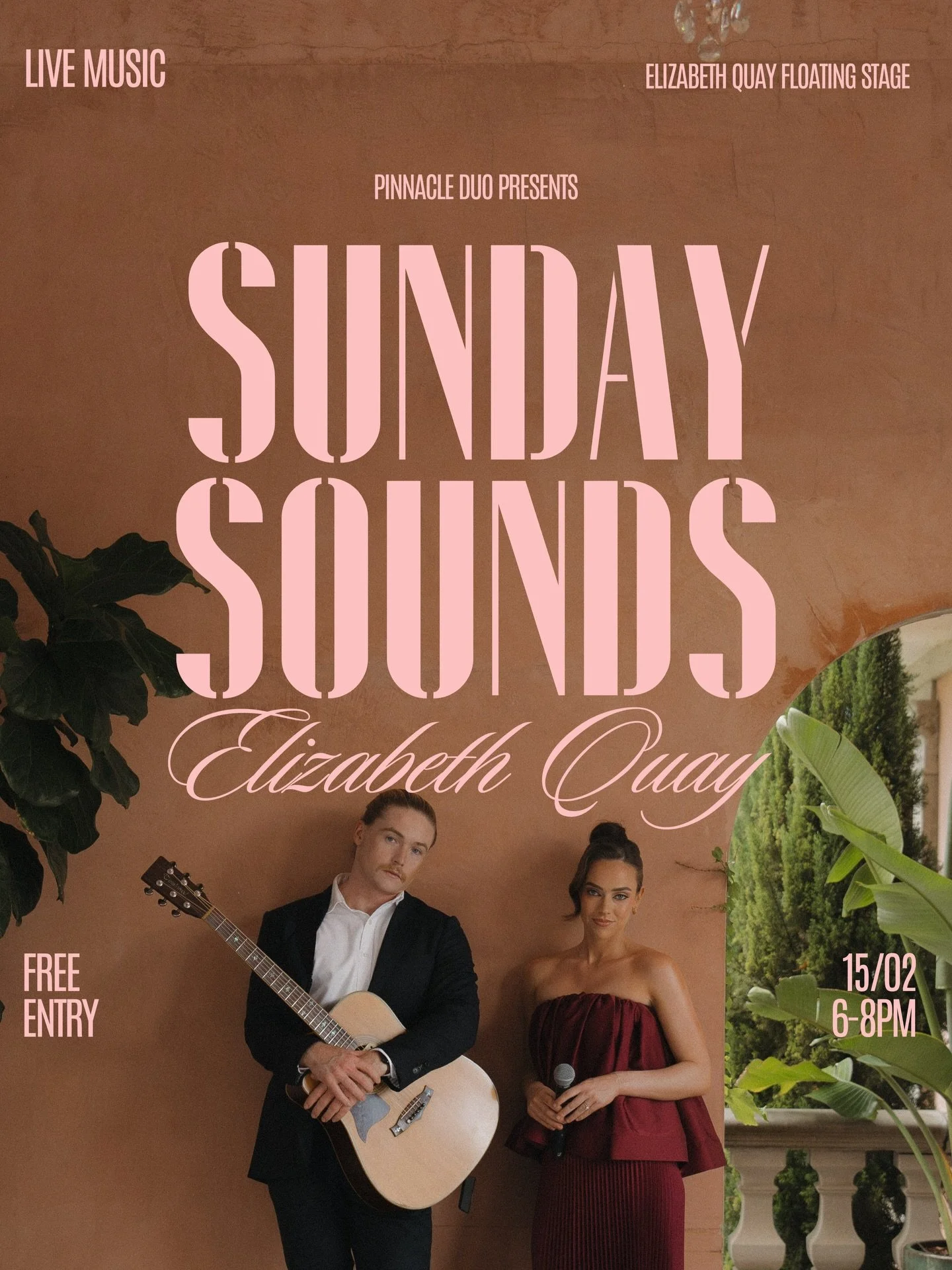 BEC AND SASH! FLOATING STAGE! THIS SUNDAY! ELIZABETH QUAY! 6-8PM! FREE ENTRY

see you there 😉