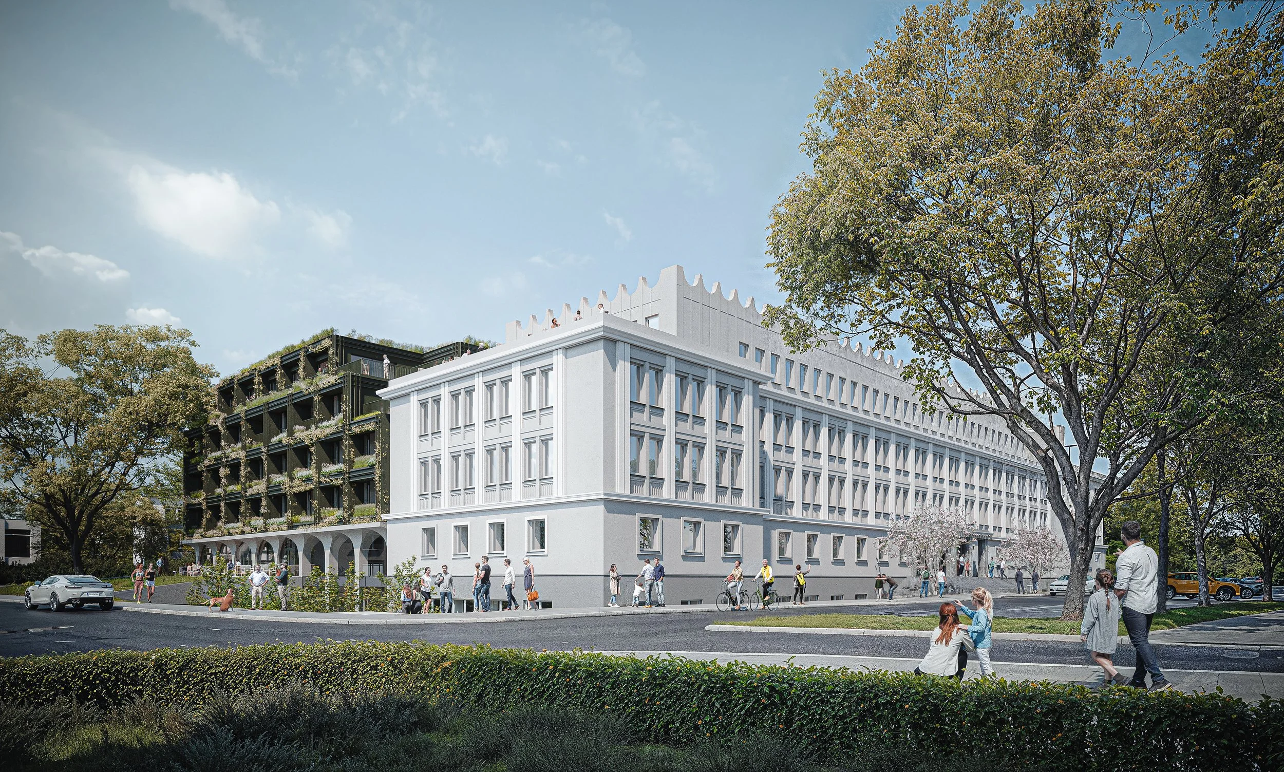 SAO MIASTOPROJEKT. View from the Fałata street.