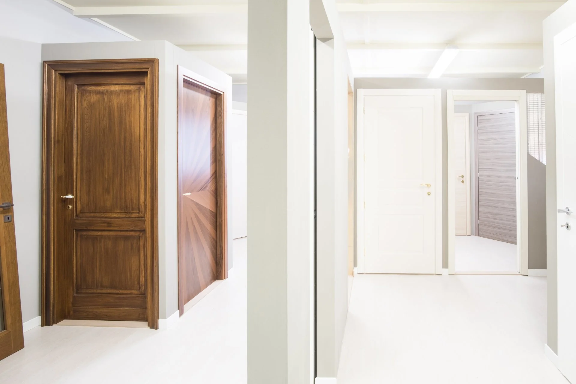 Progettazione e installazione porte interne in legno su misura a Mantova