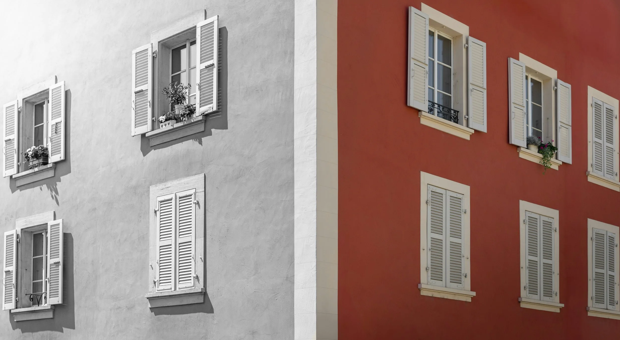 Oscuranti in legno e alluminio