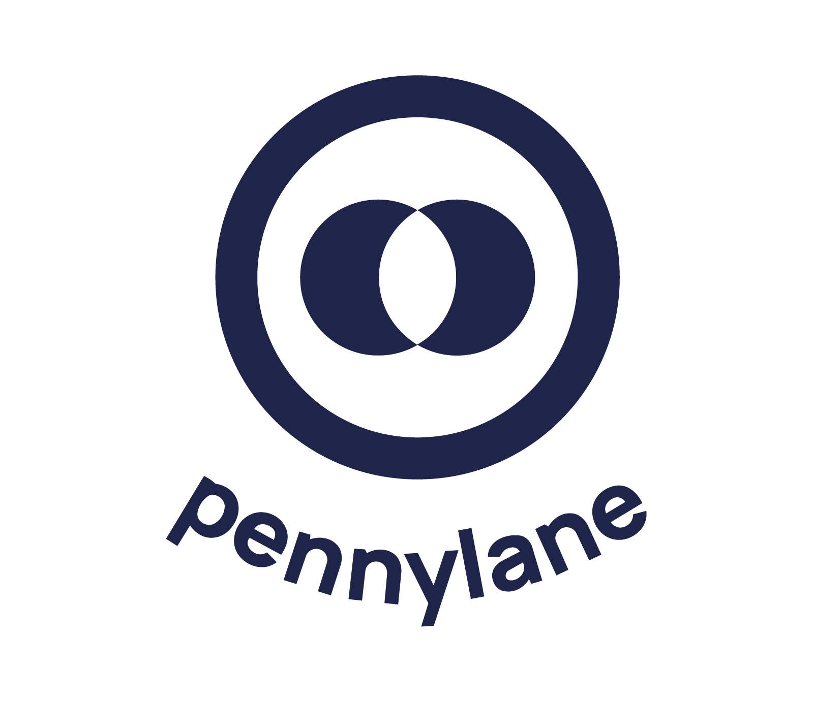 Logo avec un motif circulaire et le mot 'perlylane' en dessous