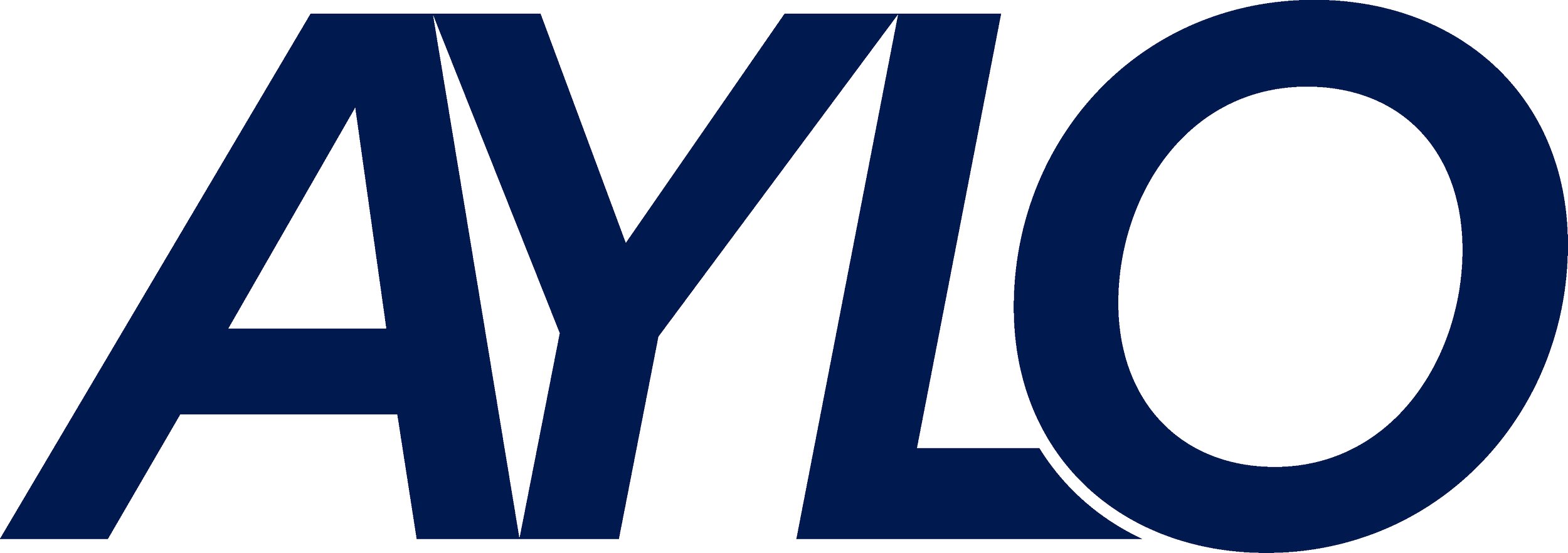 Logo d'AVIC avec les lettres en bleu foncé et un fond blanc.