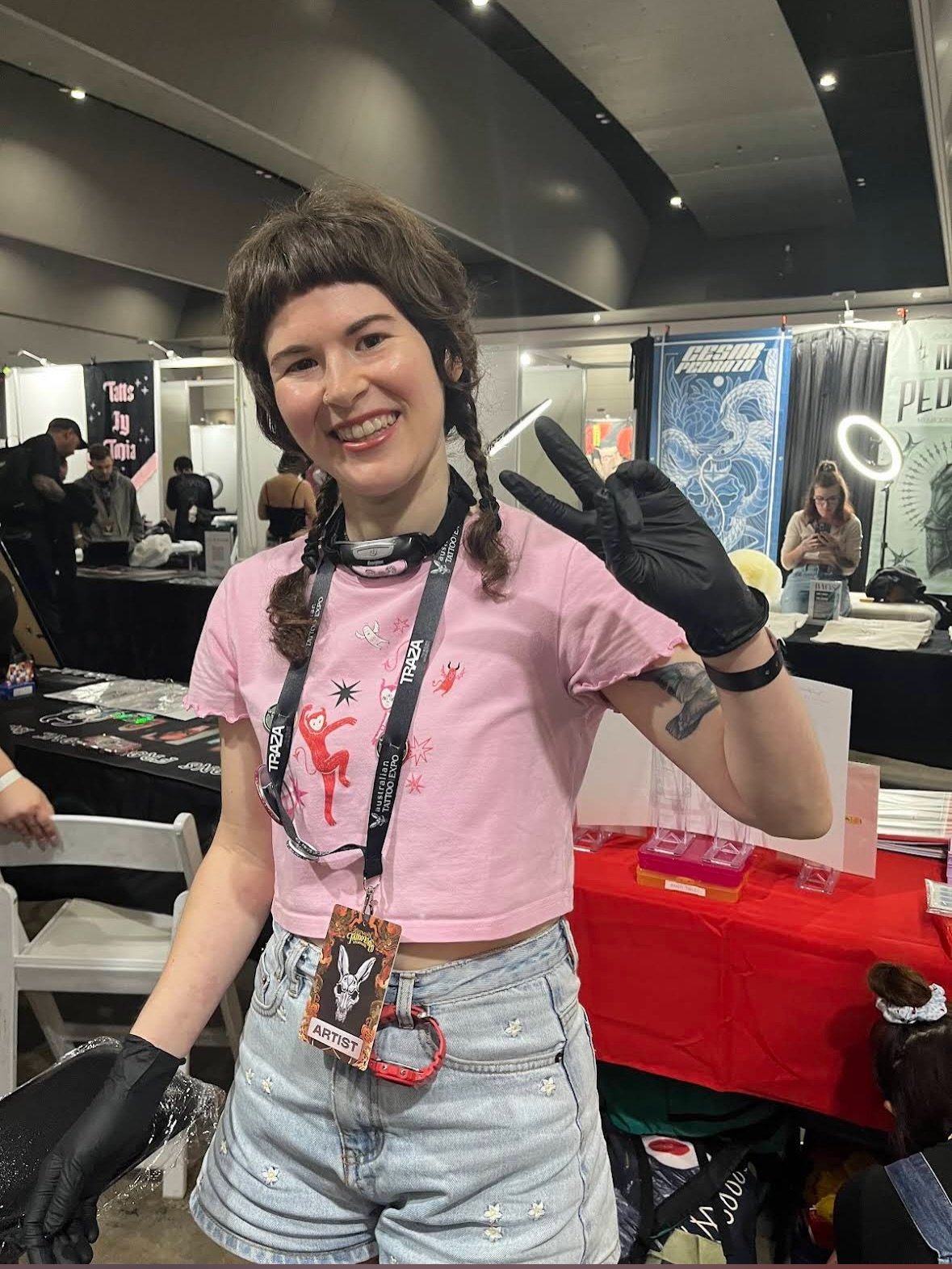 ✨💘@australiantattooexpo you were AWESOME! 💘✨
Finally posting up a few pics from the weekend! 
Not gunna lie, I was superrrrr nervous travelling interstate to tattoo but it was so lovely and wholesome meeting like minded artists at the expo; I love 