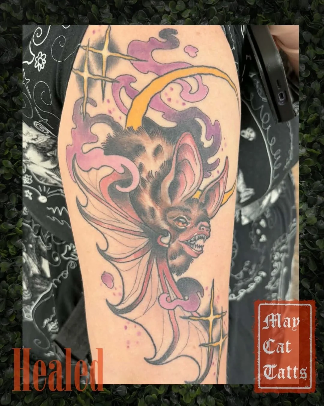 🌱Healed pics!🌱
It can be tricky to catch healed pics in the wild but these are some quick snaps I&rsquo;ve taken over the last few months.

🌱Healed pics= realistic expectations! 

Our feeds are often flooded with fresh tattoos photos, bright colou