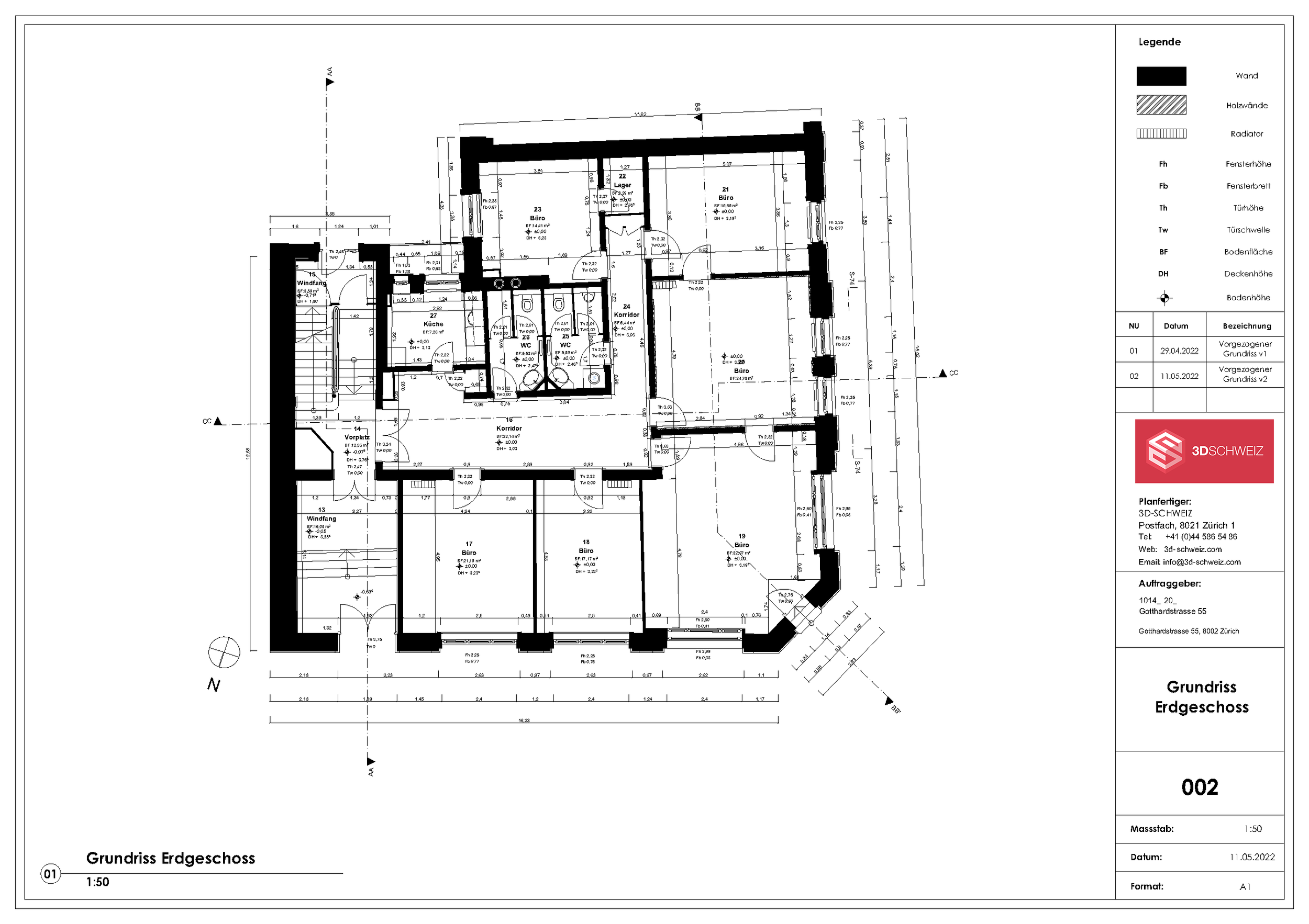 Grundriss Erdgeschoss