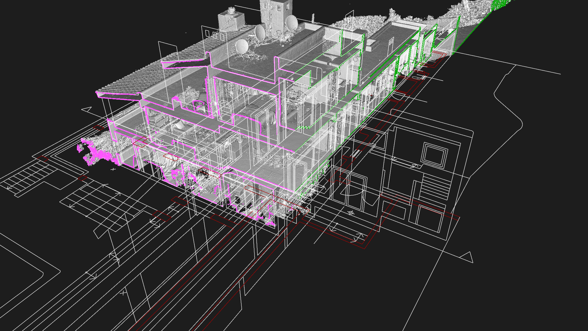 Punktwolke & Plaene Ibiza