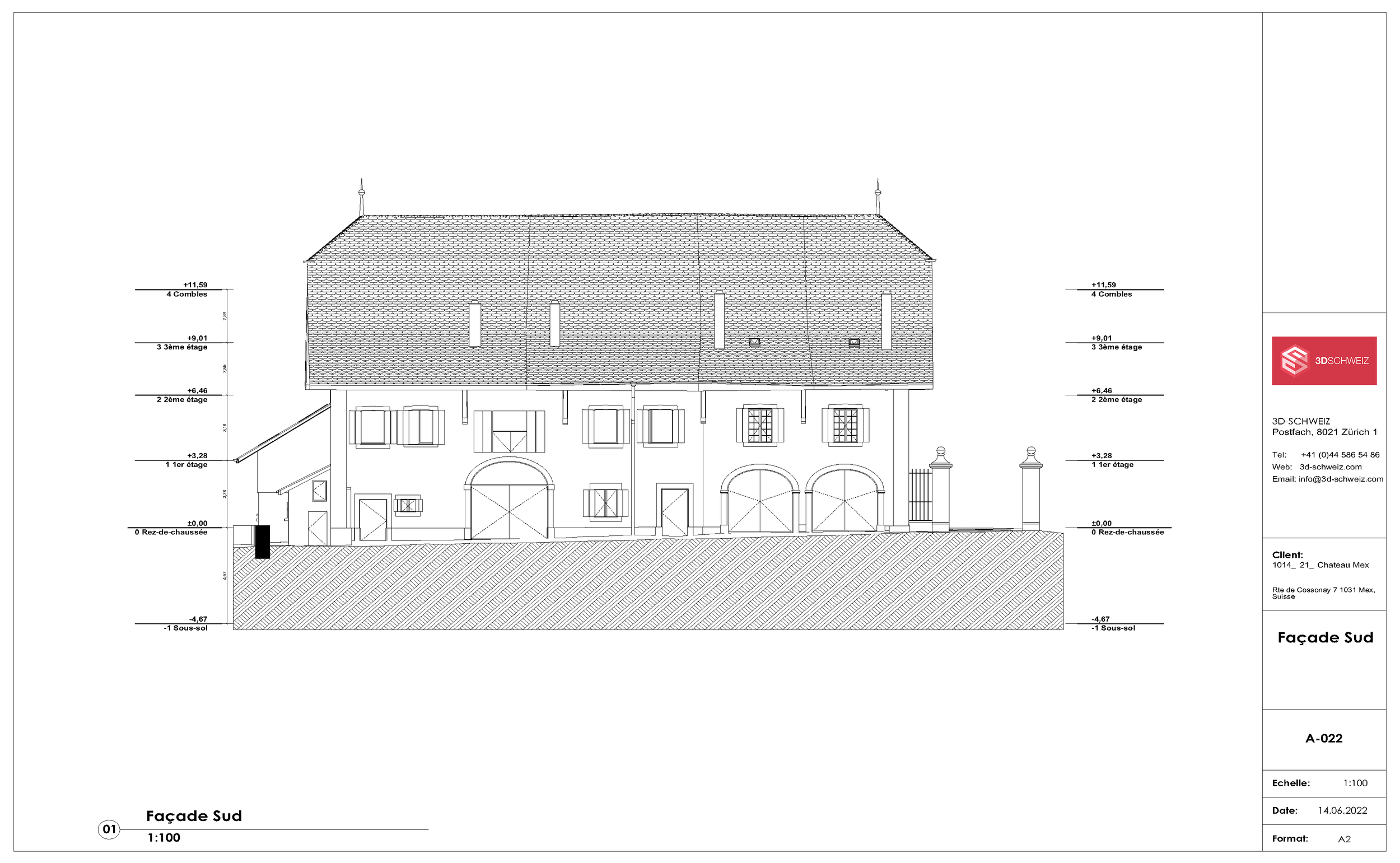 Facad Chateau de Mex