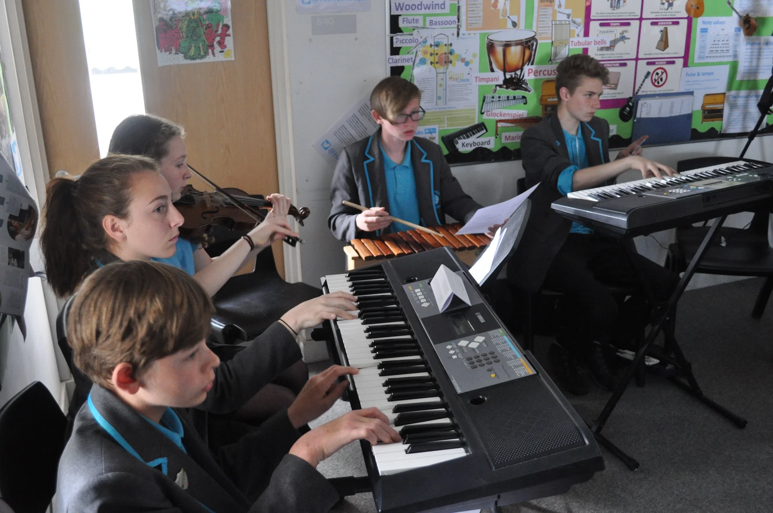 Hastings Academy GCSE student workshop