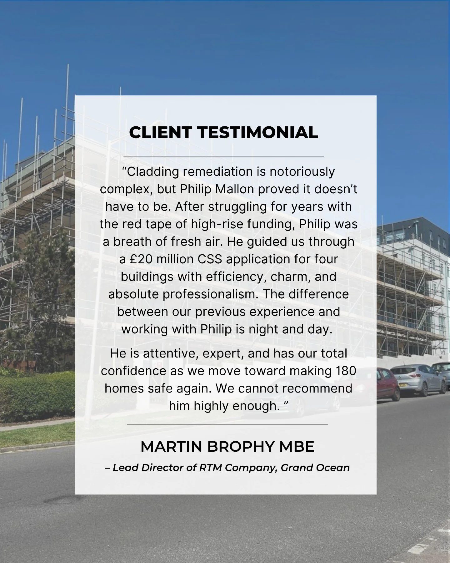 It's one thing to receive great feedback at project completion. But when a client reaches out during works on site? Well, that really shows us that we&rsquo;re doing something right 👍 

We were thrilled to receive this wonderful testimonial from Mar