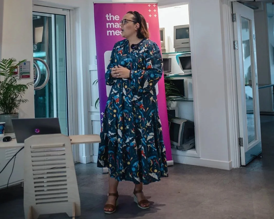 Marketing Collab founder Lauren Hill presenting