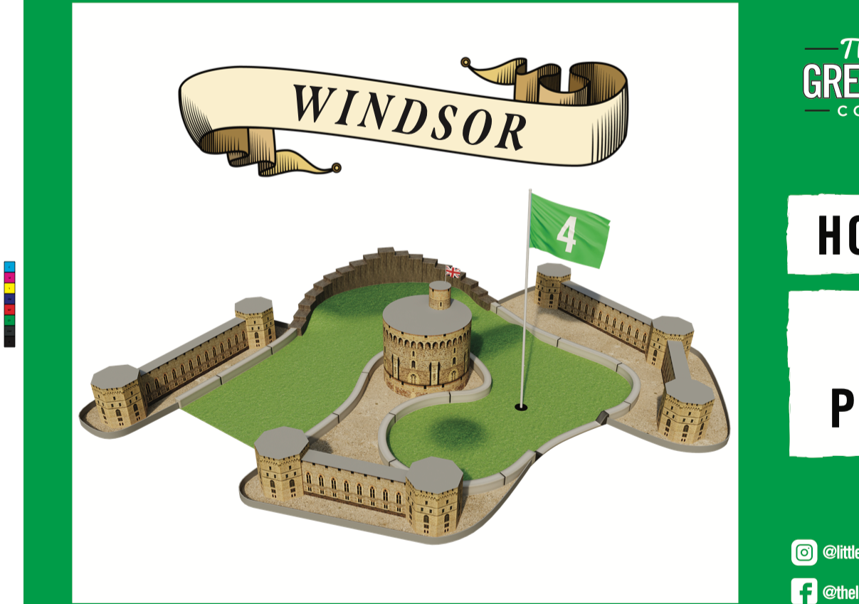 Windsor Mini Golf Hole Logo