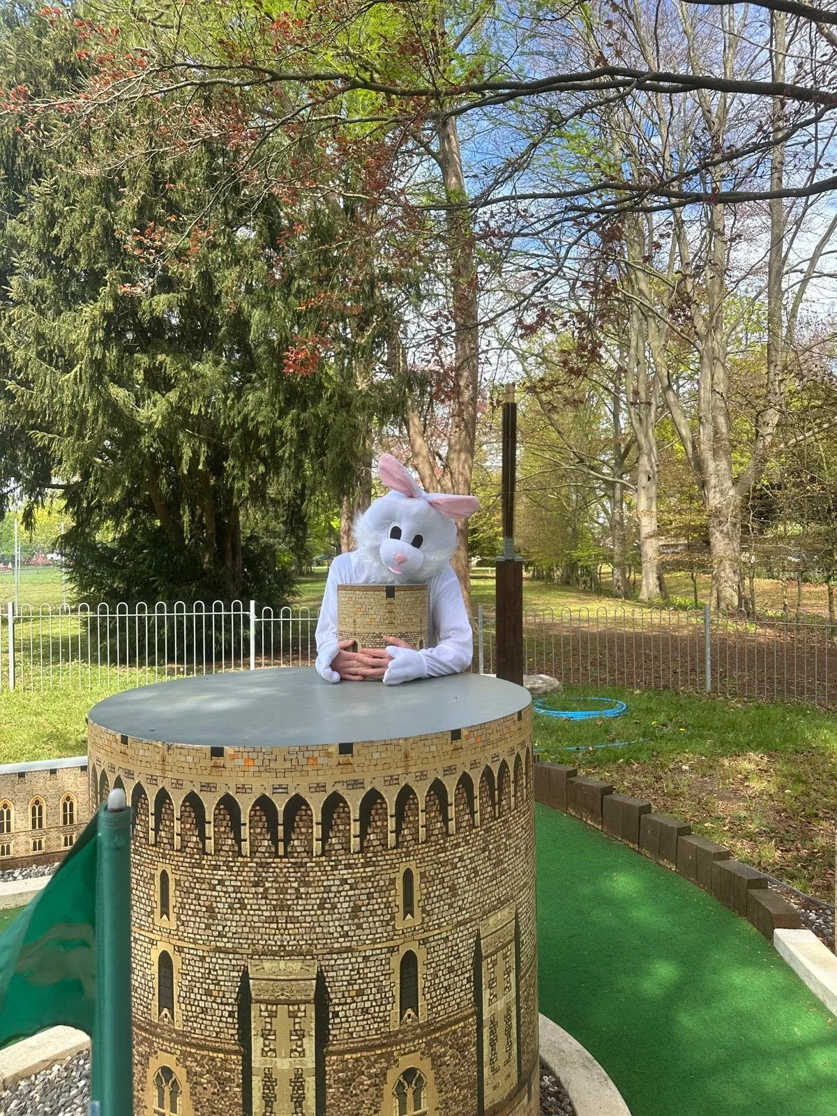 Easter Bunny Windsor Mini Golf Hole