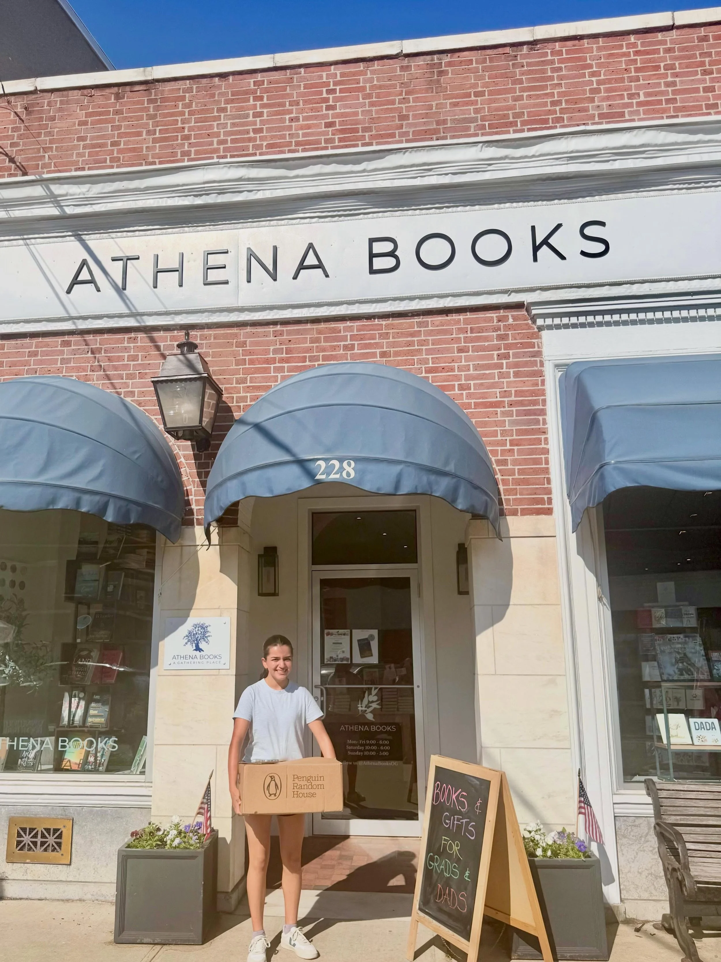 Thank you so much to Athena Books for supporting our mission