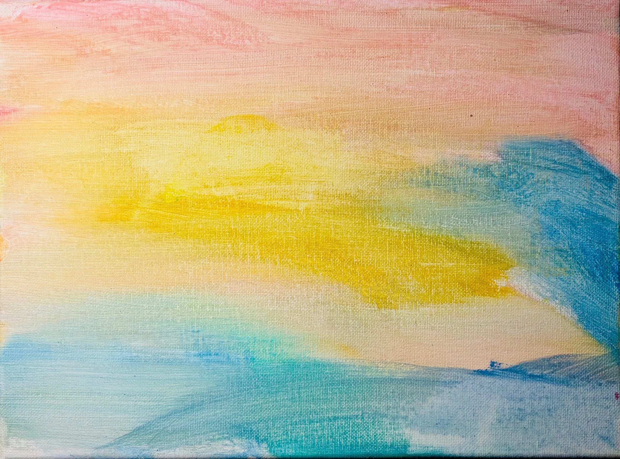 Sunset painting