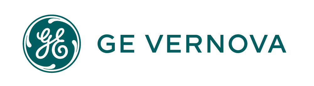 GE Vernova logo with stylized 'GE' inside a circle and the brand name next to it.
