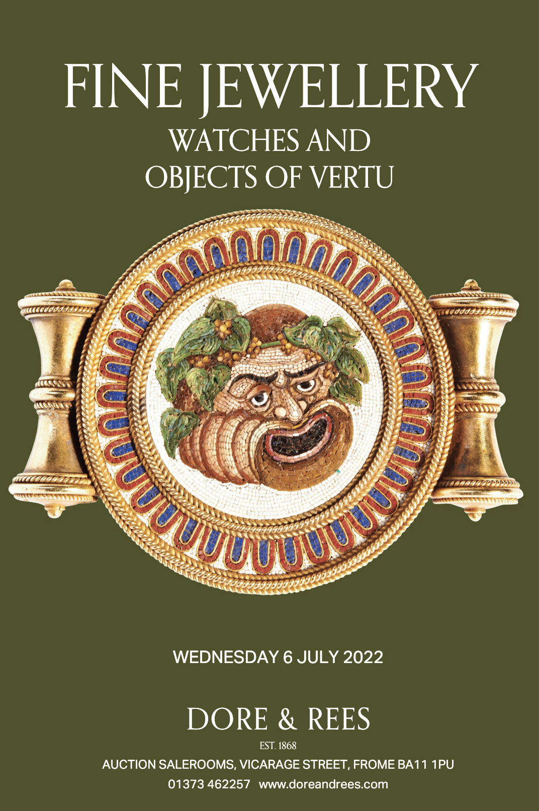 FINE JEWELLERY, WATCHES AND OBJECTS OF VERTU