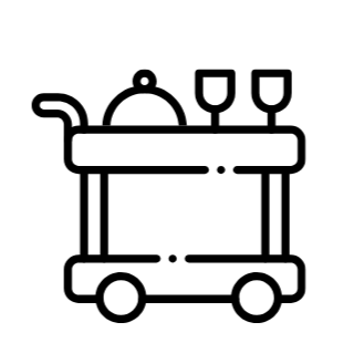 Serviço de quartos - icone