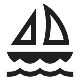 Passeios de barco - icone