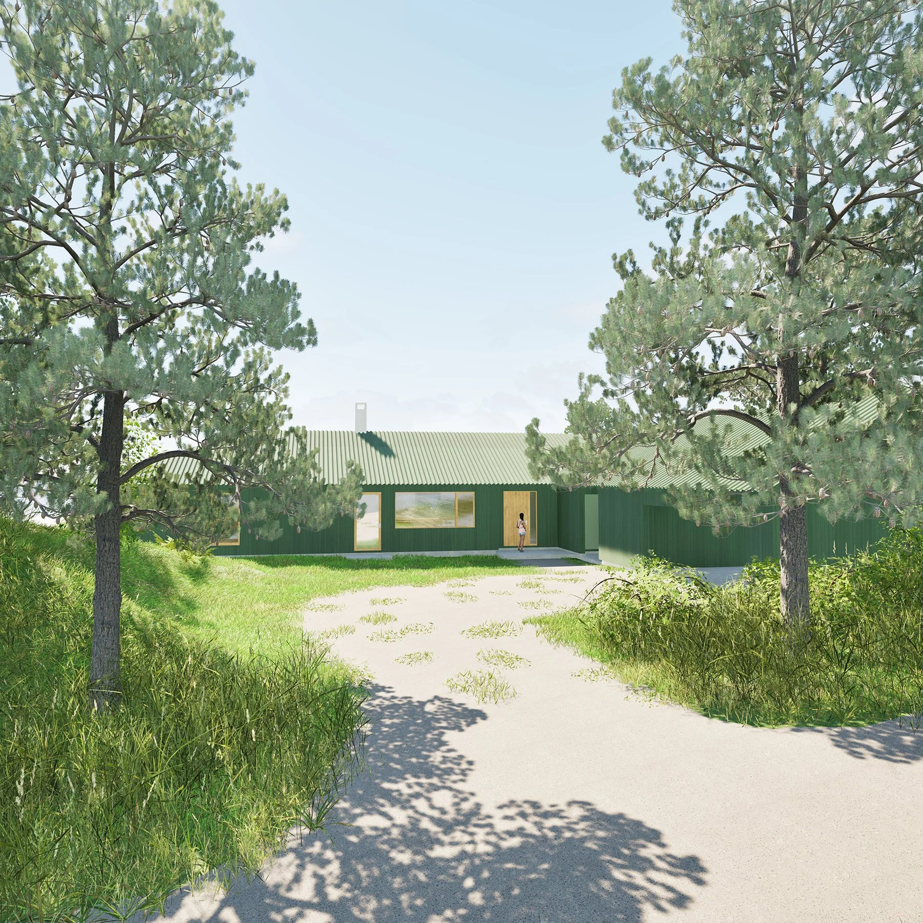 Arkitekttegnet hus og hytte