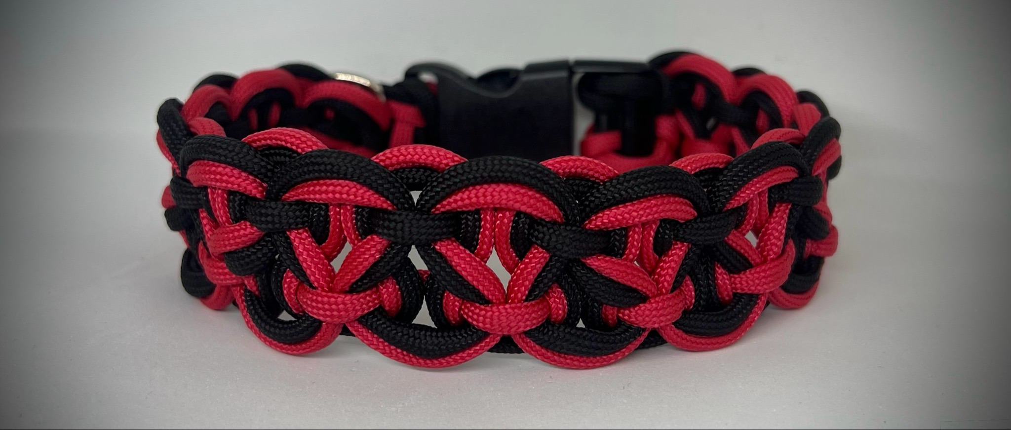 Collier double - Noir & Rouge