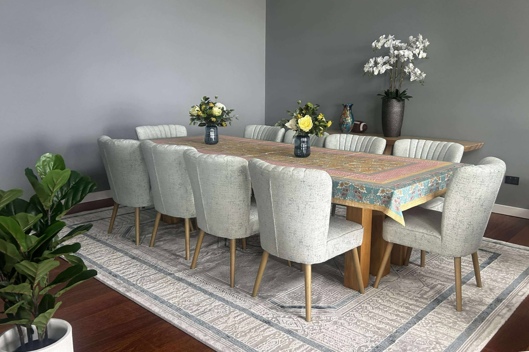 Clean dining room in a Brisbane home
