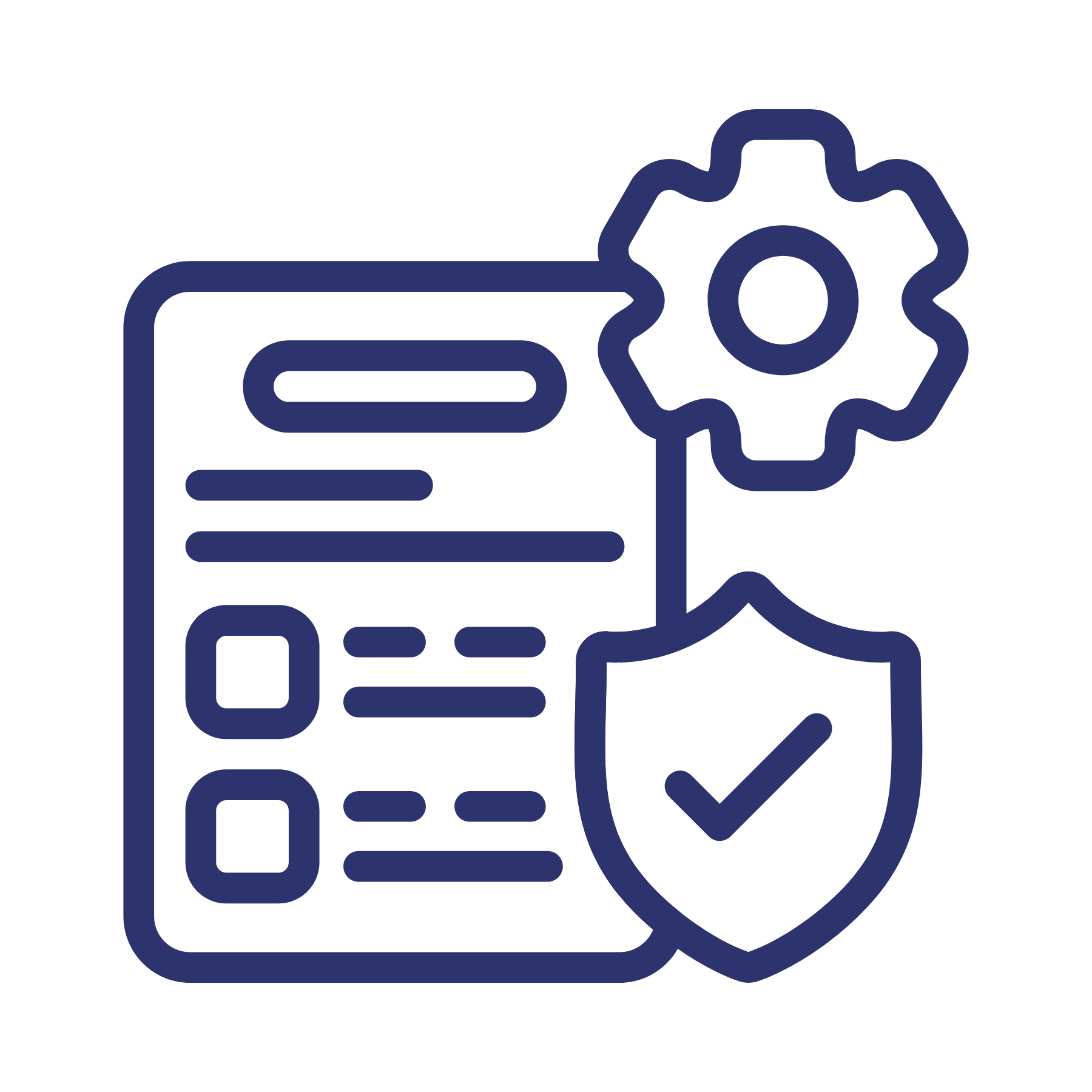 Online policy icon