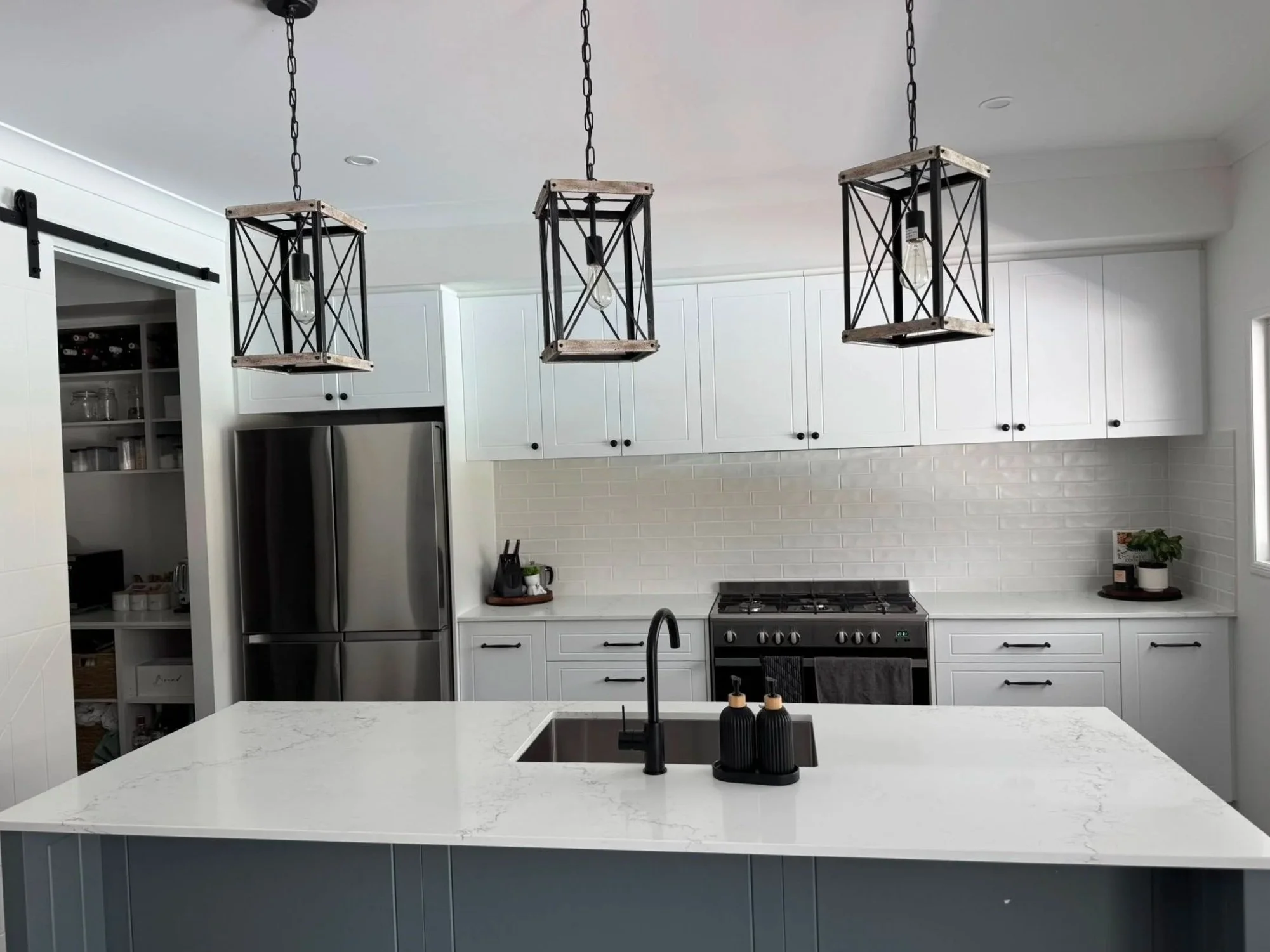 Kitchen cleaned by Haven Home & Support Services workers in the Somerset region