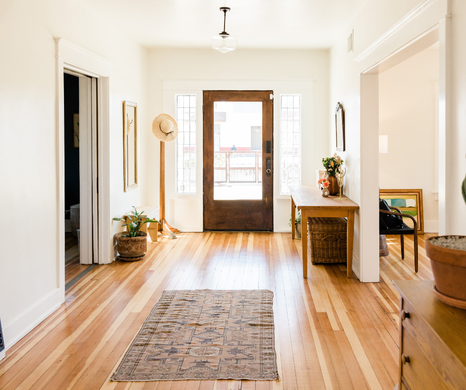 Cleaned entry of a Caboolture home