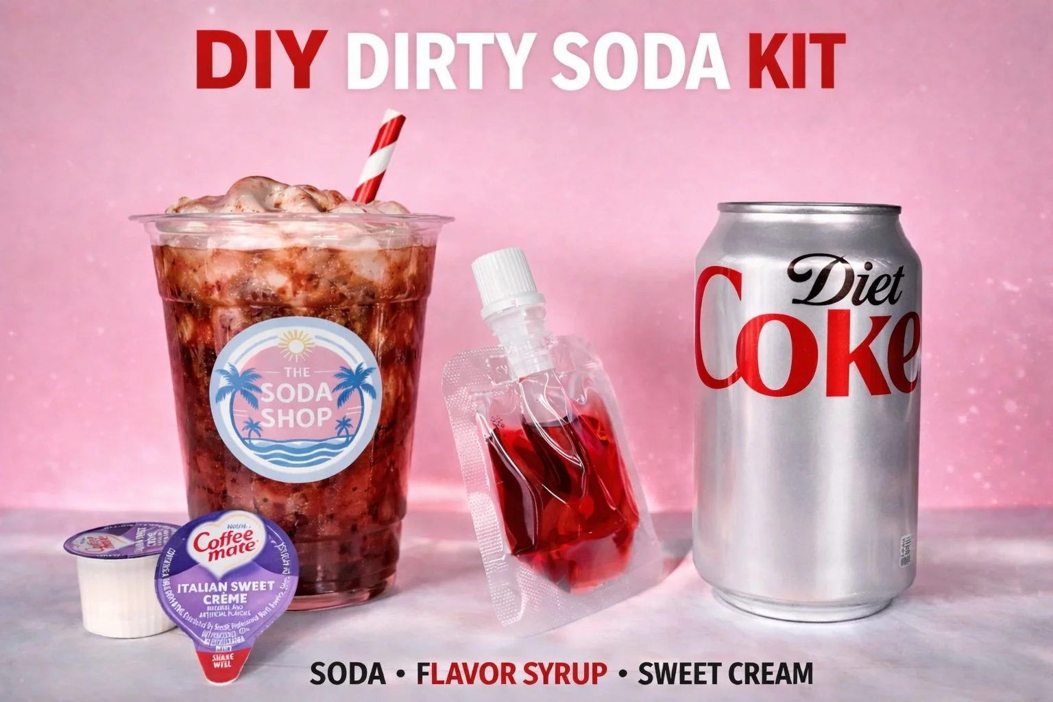 DIY Dirty Soda - Diet Coke Base