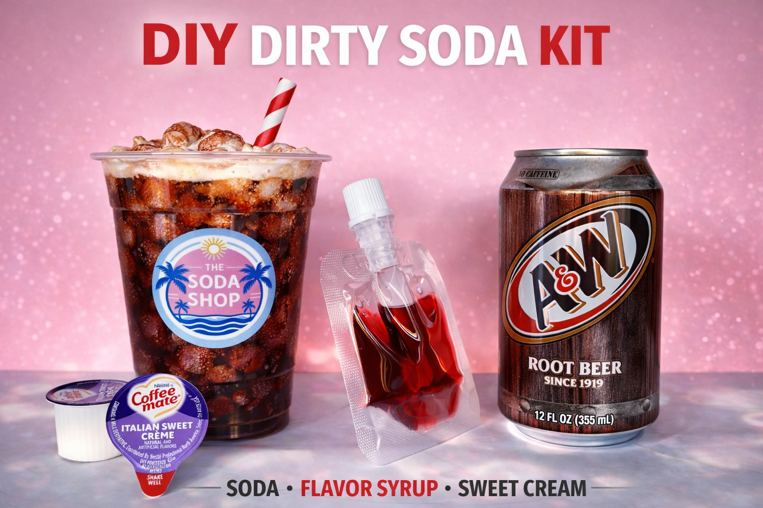 DIY Dirty Soda - Root Beer Base