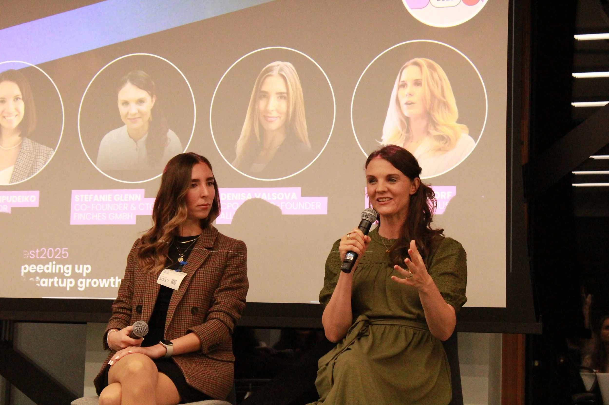 Our co-founder Steffi's talk at the panel