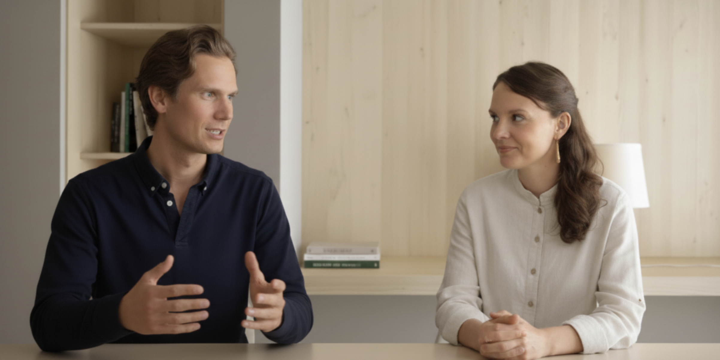 Carlo and Steffi met virtually in October 2025, AI brought them together in this picture.