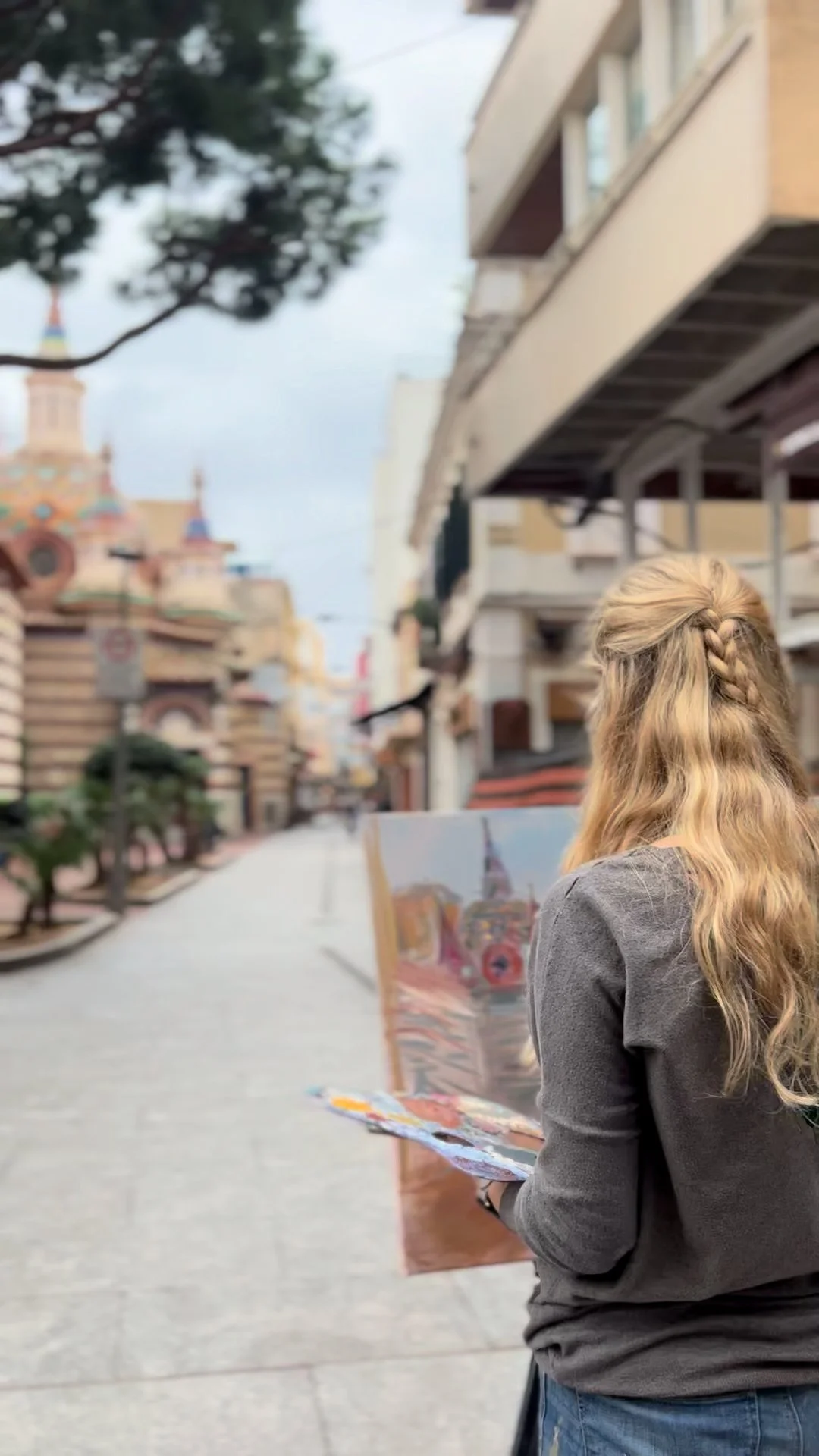 Heidi Live Painting - Spain