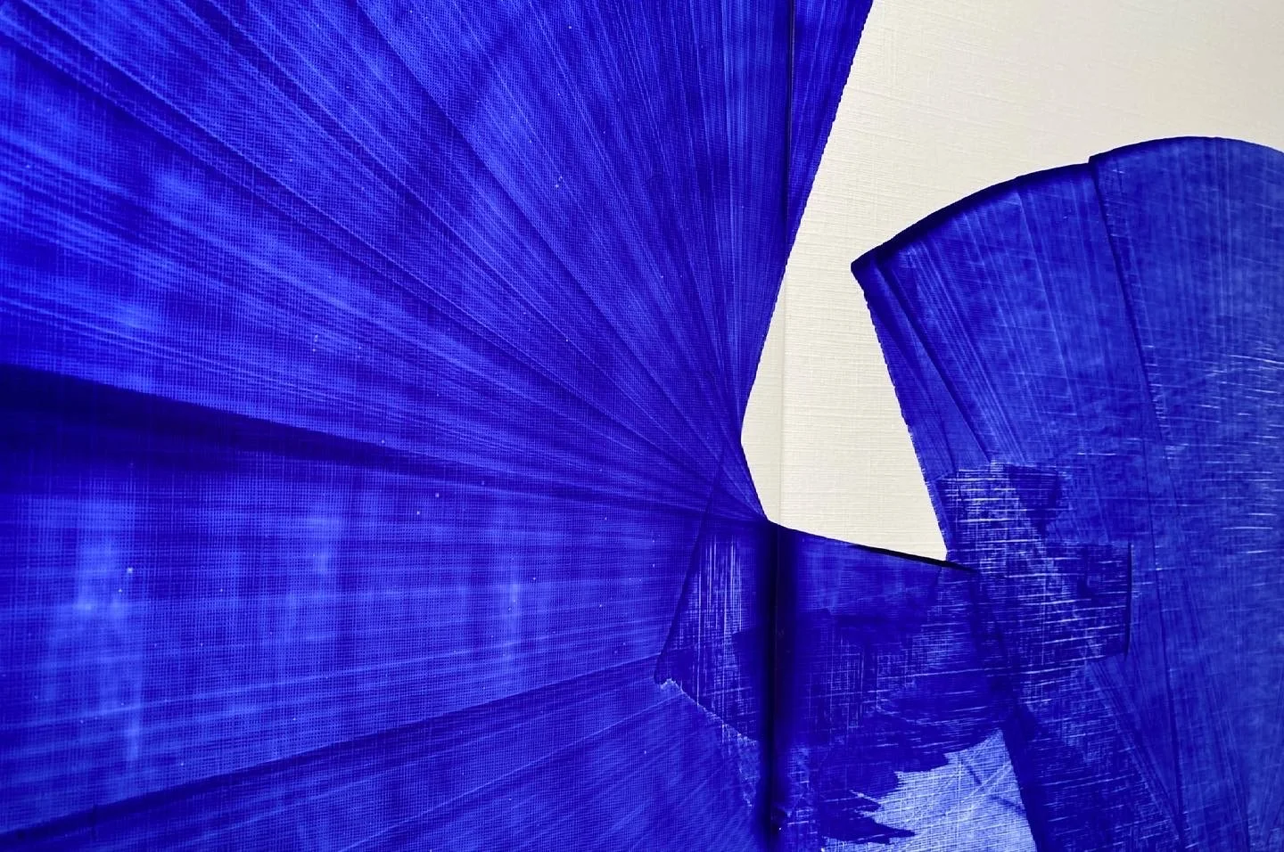 Tourbillons et Connexions, encre sur papier toilé, 30X40