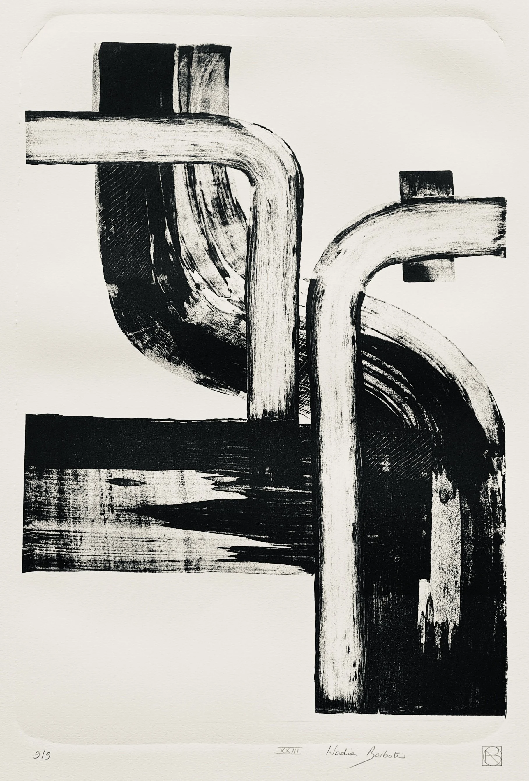 Lithographie Lumières Noires