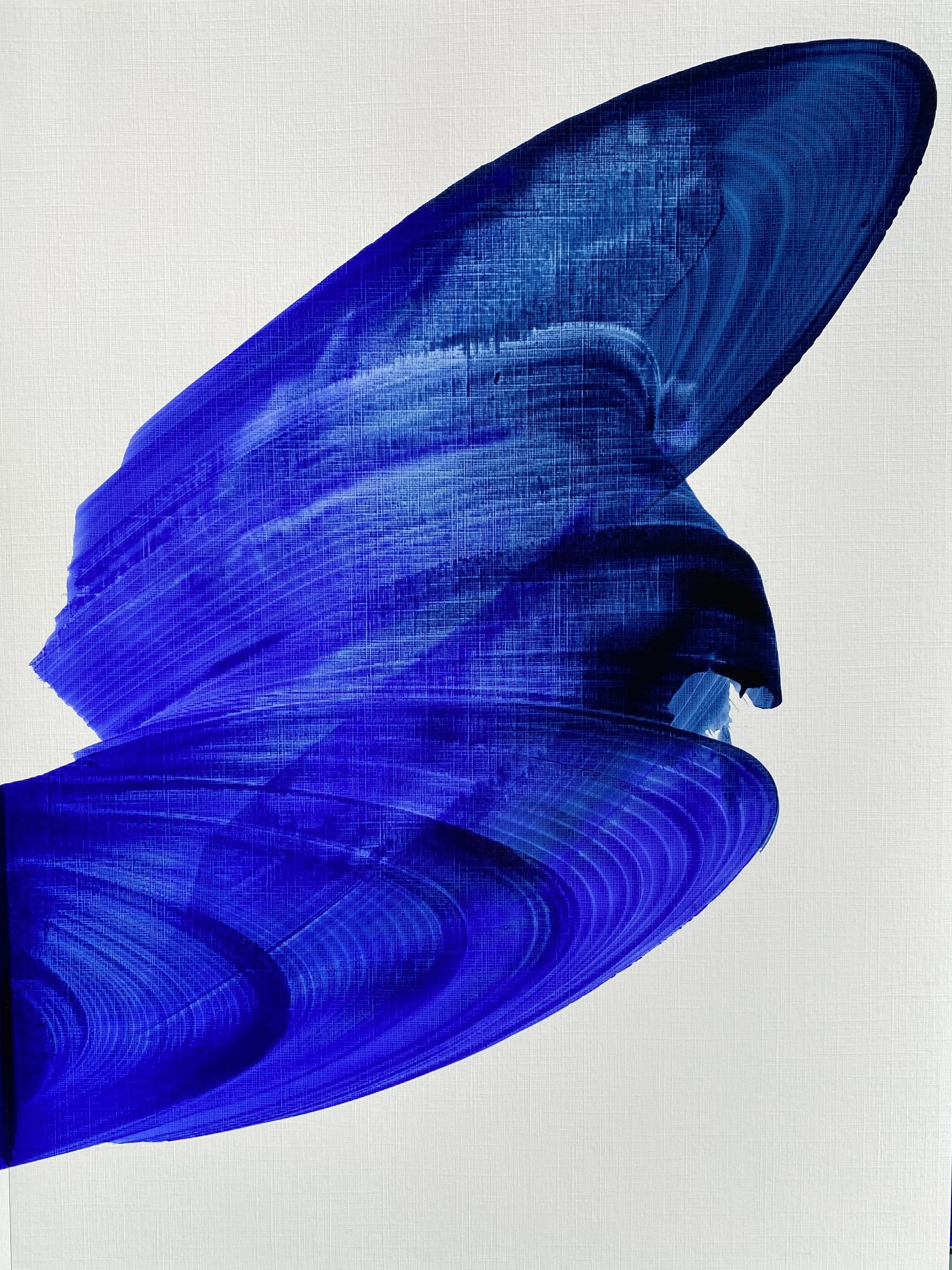 Tourbillons et Connexions, encre sur papier toilé, 30X40