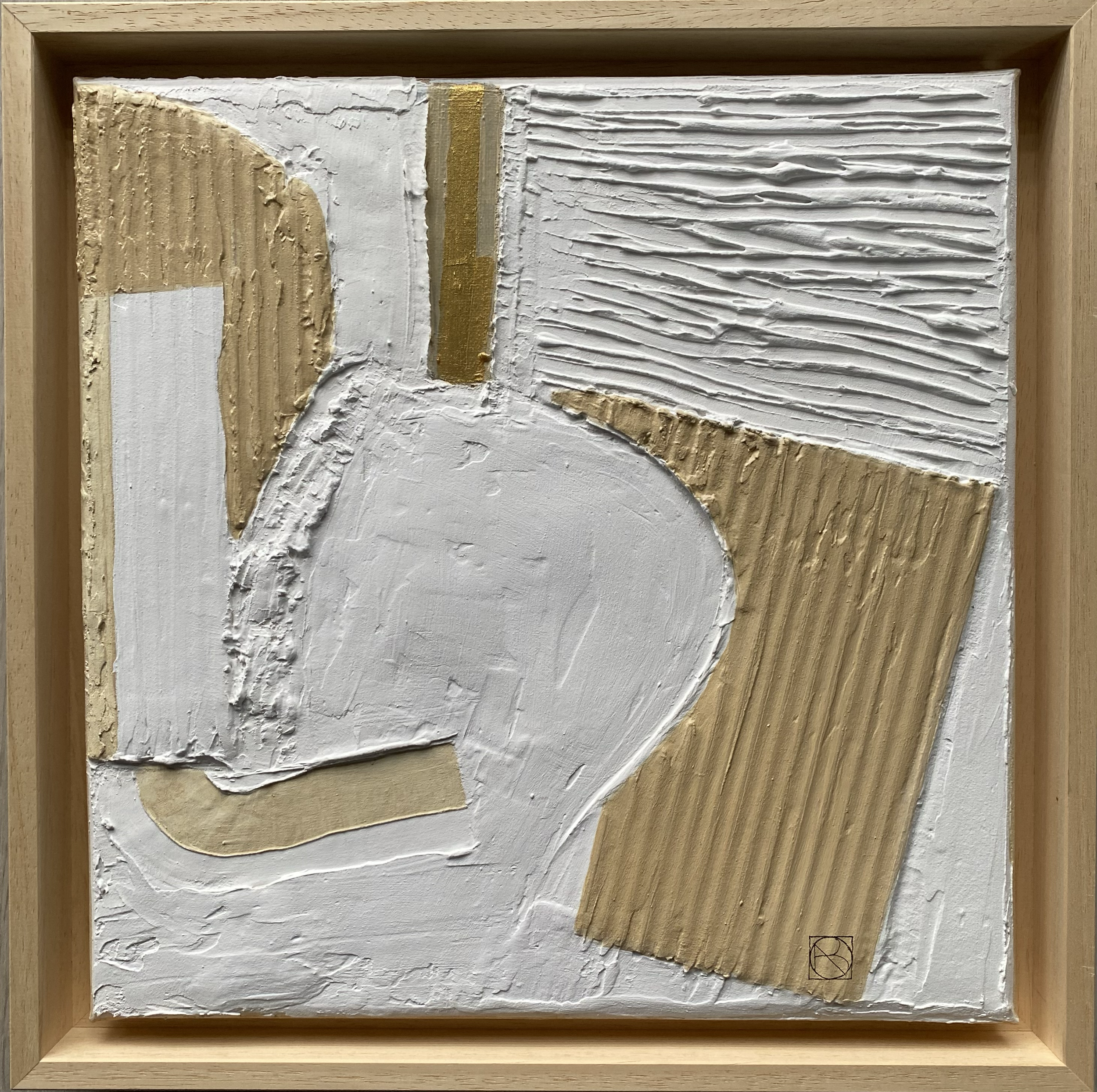 MatièreS Nature, techniques mixtes sur carton toilé, 34X34