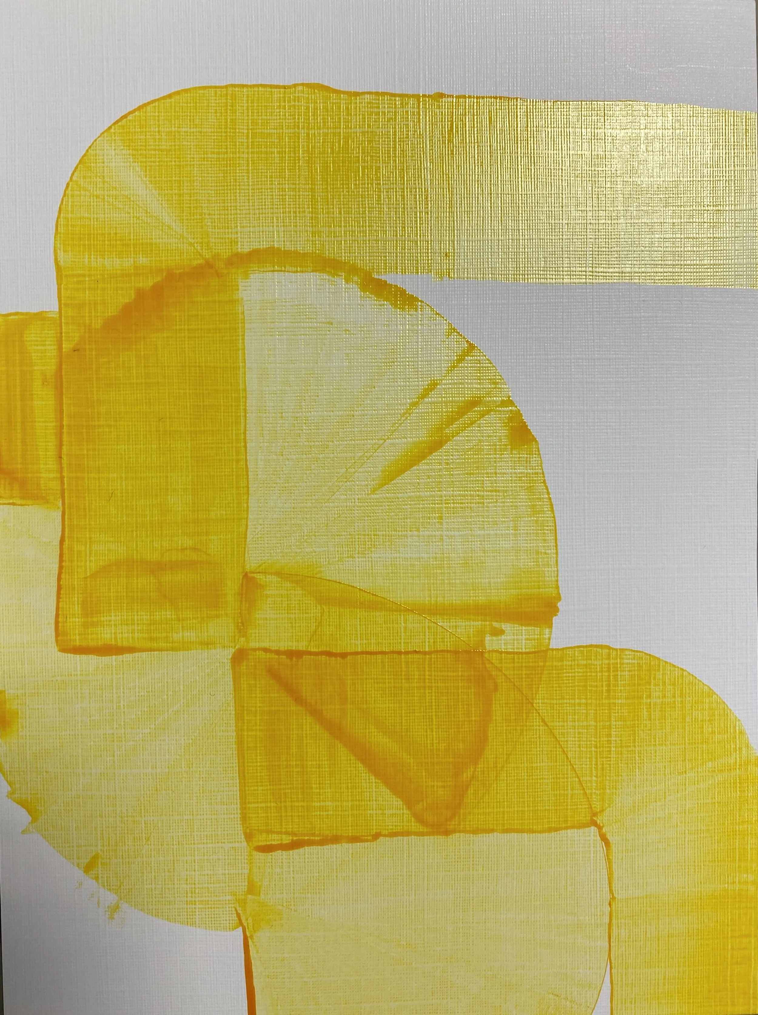 Tourbillons et Connexions, encre sur papier toilé, 15X20