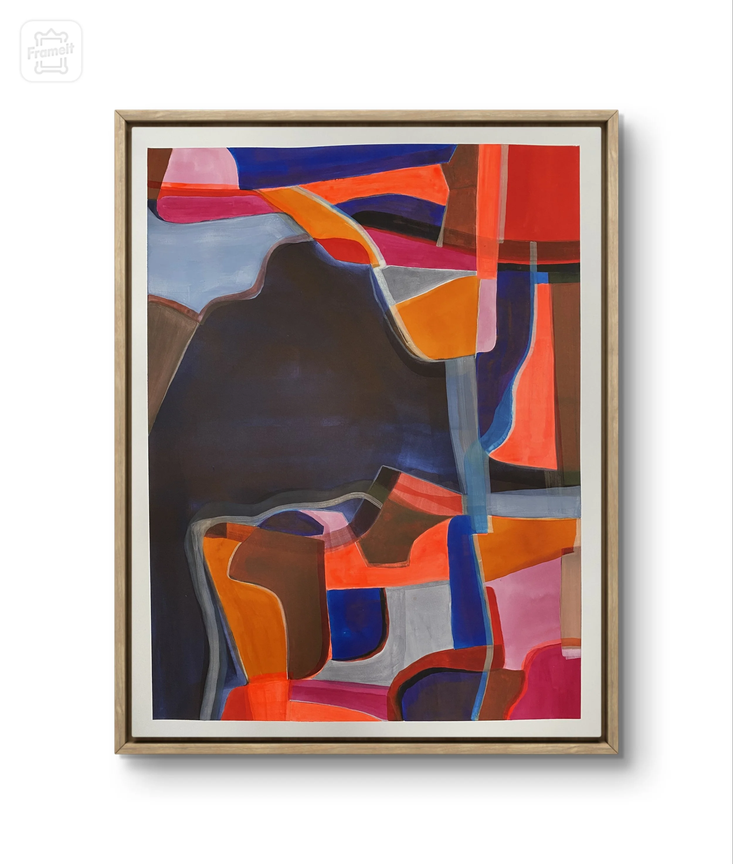 Fragments, encre sur papier aquarelle, 50X65