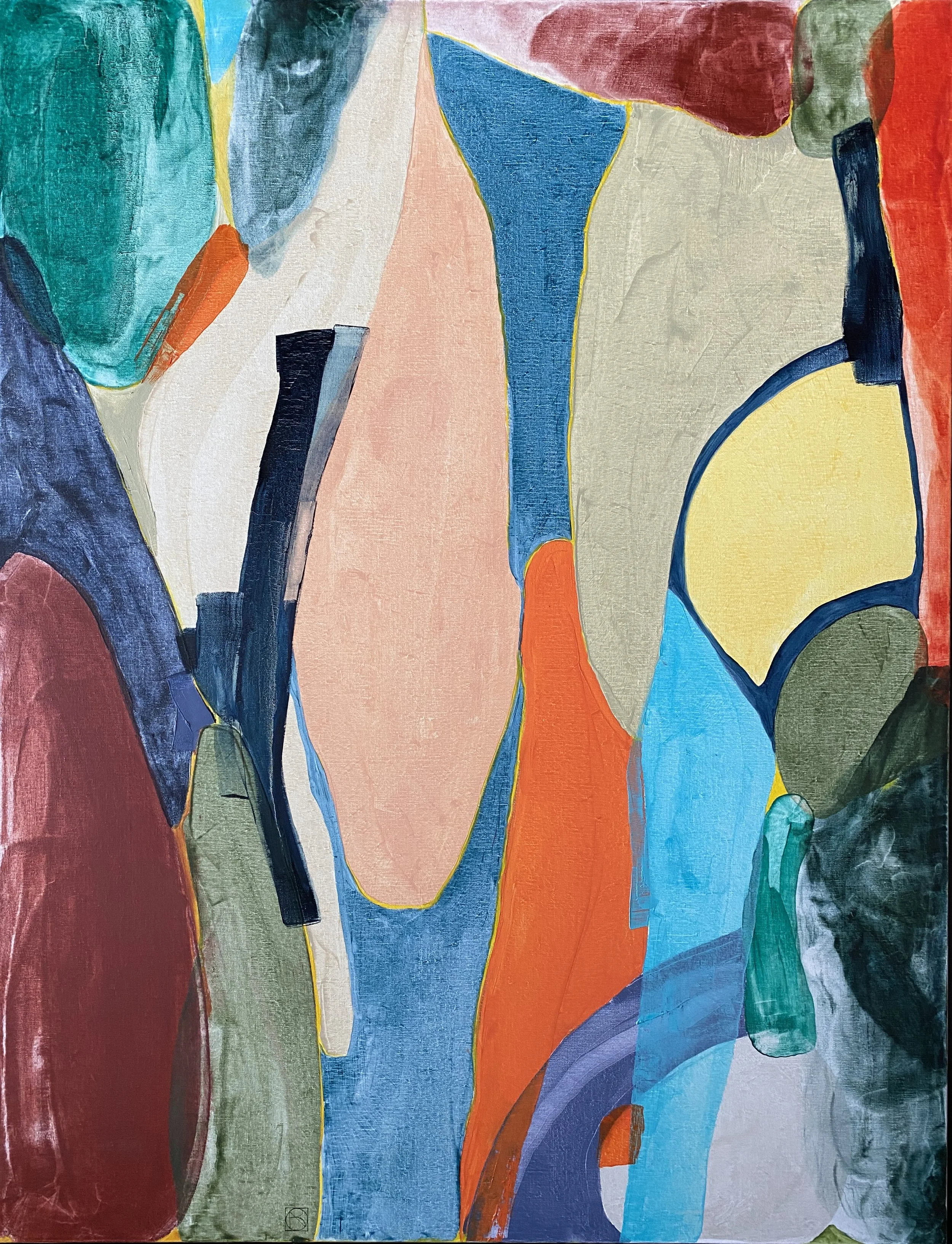 Instinct, huile sur toile, 89X116