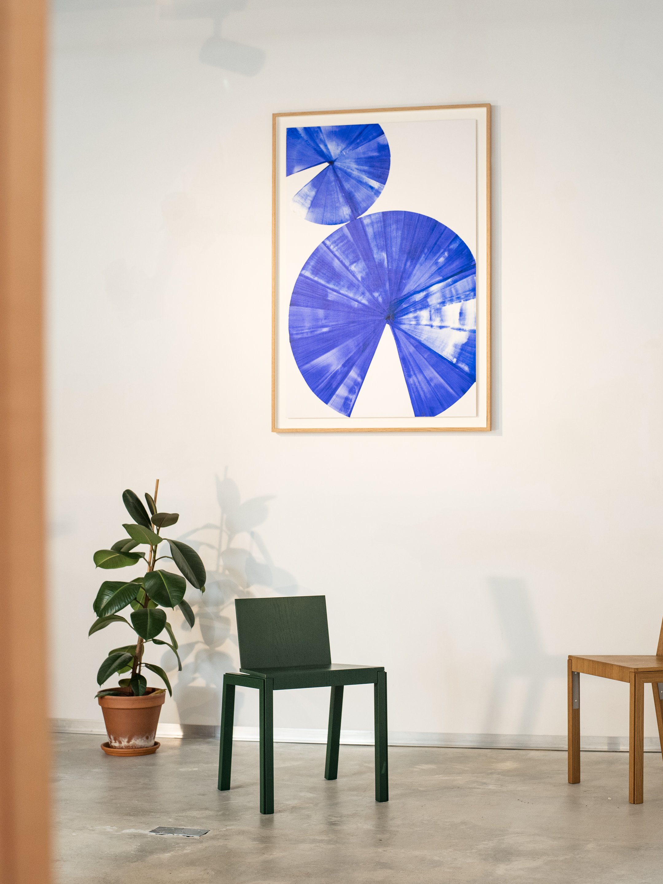 T&C Nadia Barbotin bleu 120X80 encadrement caisse américaine.JPG