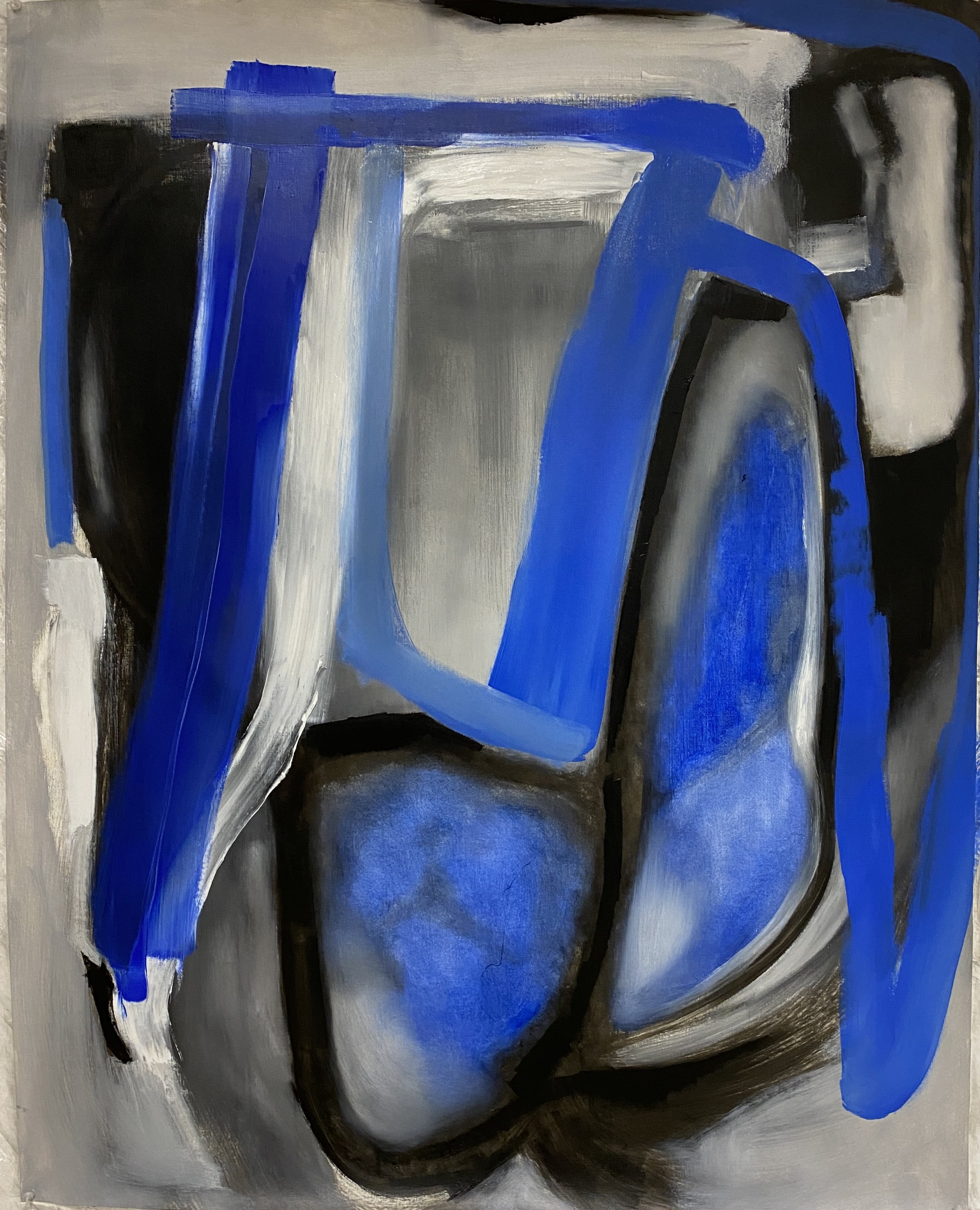 Instinct, huile sur carton toilé, 75X95