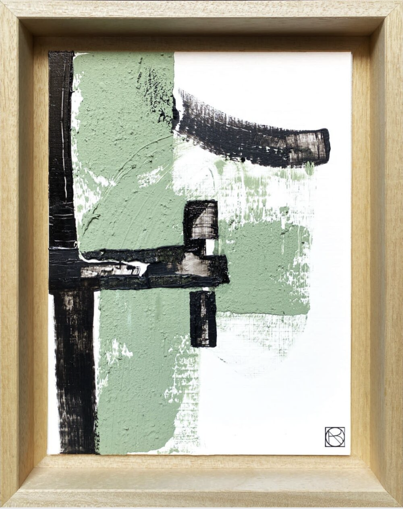 Mini Lumières Noires sauge 1, Réalisée en 2023, cette œuvre est unique.
Monogrammé (en bas)
Peinture à l'huile sur papier
28 x 22 cm