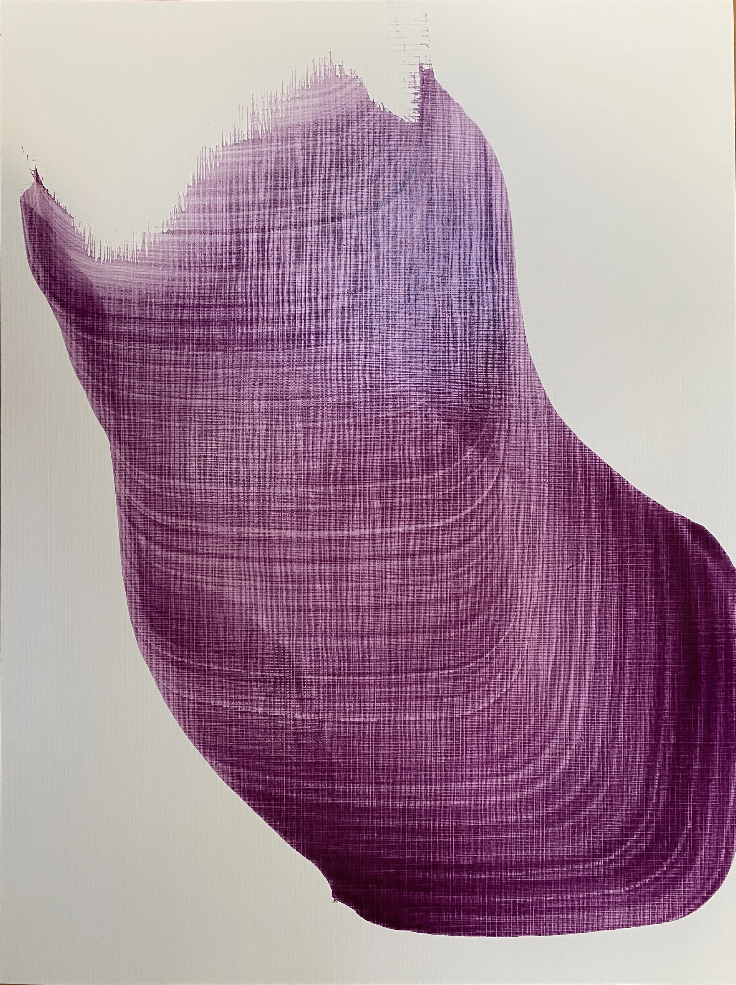 Tourbillons et Connexions, encre sur papier toilé, 30X40